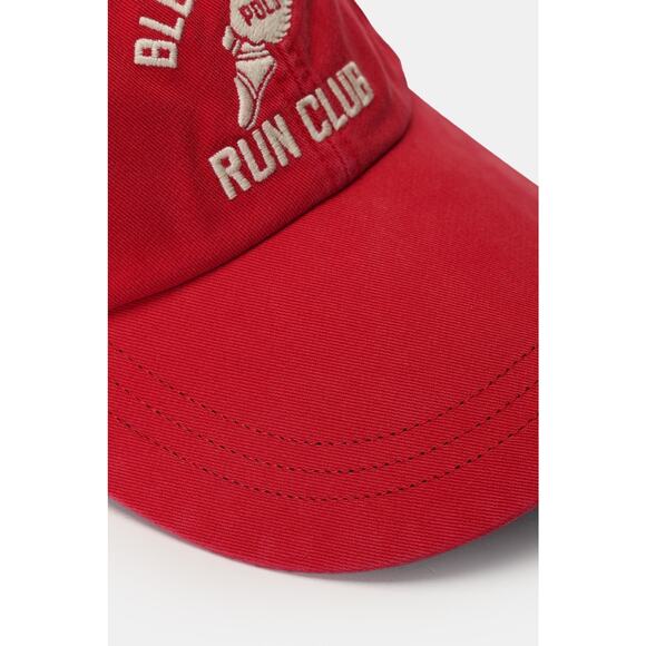 Polo Ralph Lauren Bleecker NY Run Club Red Navy Strapback Hat NWT RARE - Picture 6 of 9